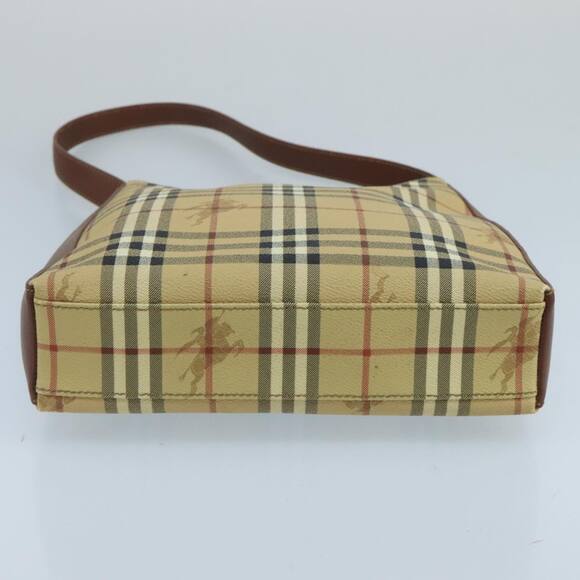 Burberry Nova Check Shoulder Bag Pvc Leather Beige - Picture 9 of 16